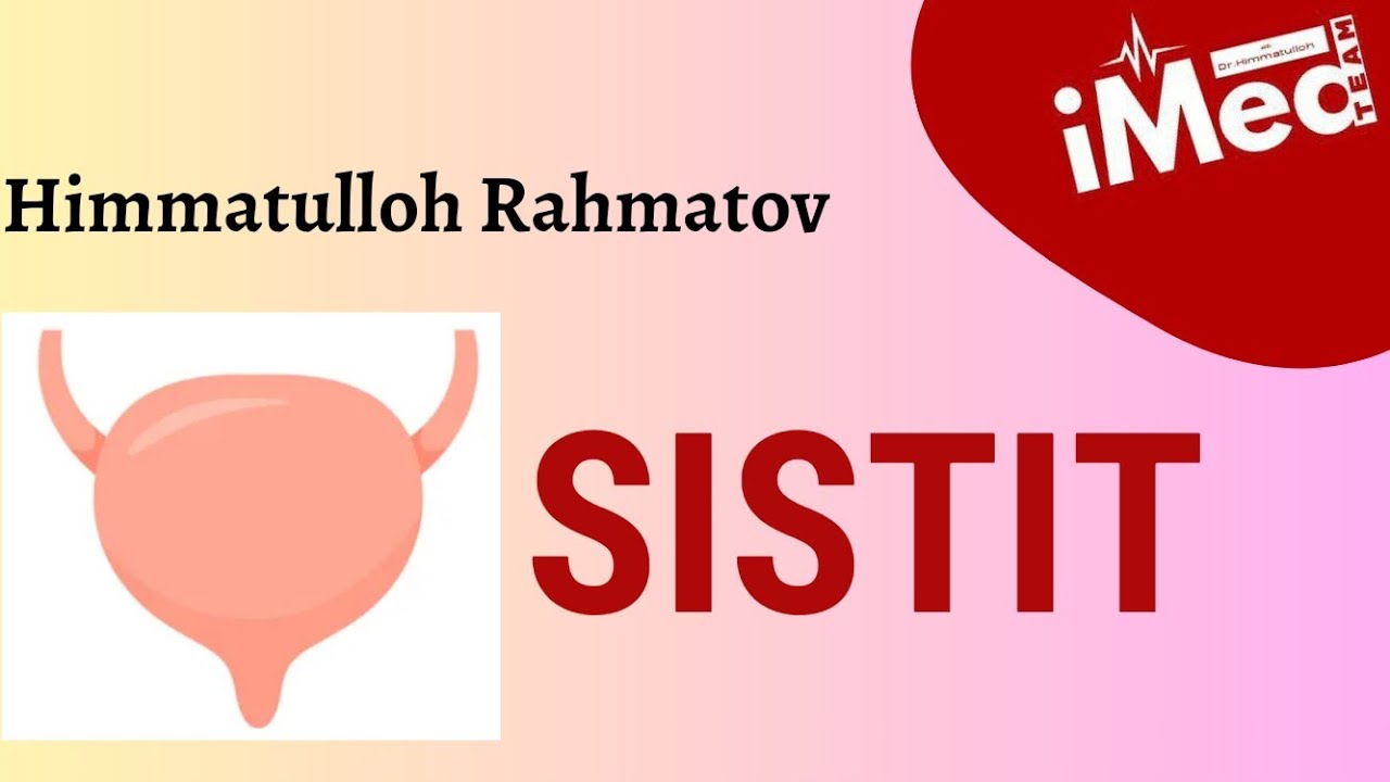 SISTIT  | etiologiya, patogenez, klinika, diagnostika va davolash #imedteam