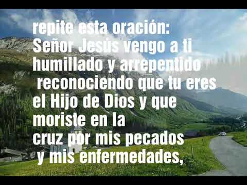 Oración para aceptar al Señor Jesús como tu salvador - YouTube