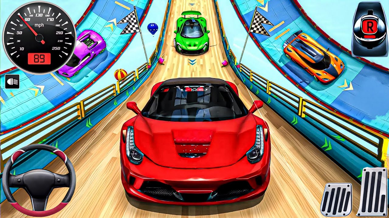 Mega Ramp Car Stunt Game - Mega Ramp Car Stunt Racing Impossible - Impossible Car Stunt Game 3D