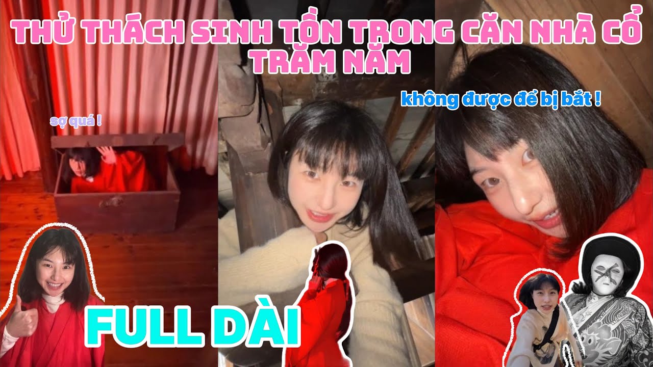 FULL DÀI | Thử thách sinh tồn trong căn nhà cổ, không được để bị bắt #anthanchithuat #moinhat #viral