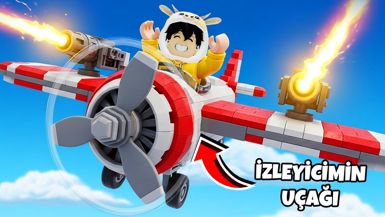 Roblox'ta SİZLERİN UÇAĞINI YAPIP MİLYONER OLDUM