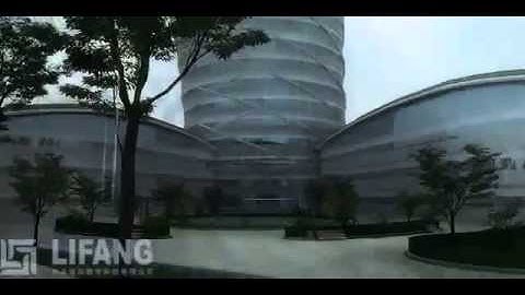 Lifang Flower trumpet building   3D Architectural CGI Animation