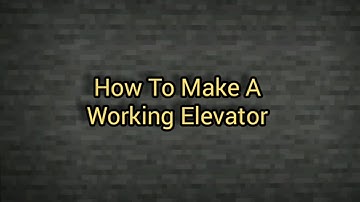 ✔️Minecraft:how to make a working elevator (No Mod/Addon)