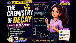 The Chemistry of Decay | Half-Life Explained in 12 Minutes | Radioactive Decay Class 12 Chemistry