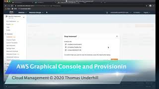 Cloud Management - AWS Educate - Graphical Console Demo, VM Creation, and SSH setup