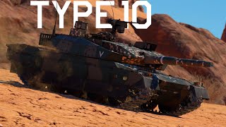 Mitsubishi Type 10 Main Battle TankㅣWar Thunder Type 10ㅣUHQ 4K