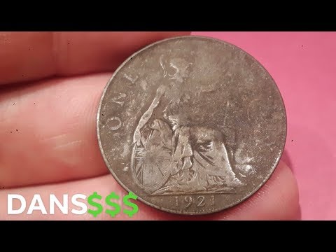 UK 1921 One Penny Coin VALUE + REVIEW