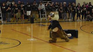 Temple High School Pep Rally Mascot Skit - 10/20/2017