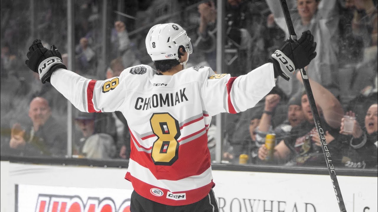 Martin Chromiak Scores his First AHL Hattrick