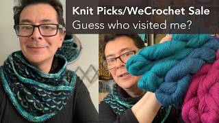 353 - Glorious Cincuenta Cowl Finished - Secret Guest and Knit Picks Order