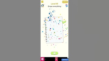 Delete puzzle level 55 game play walkthrough and solution,.,.,,erase everything,,,