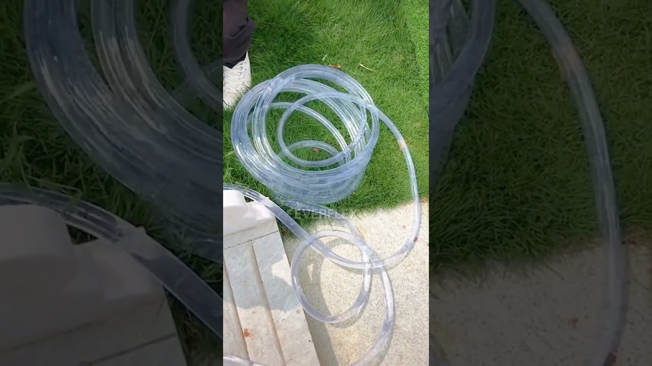 Clear PVC Level Pipe or Tubing Allows for Full Visual Flow (10 Feet)