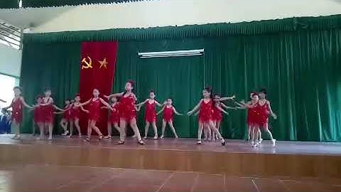 Khiêu vũ cha cha cha lớp 3A - Tiểu học Minh Khai A- Bắc Từ Liêm