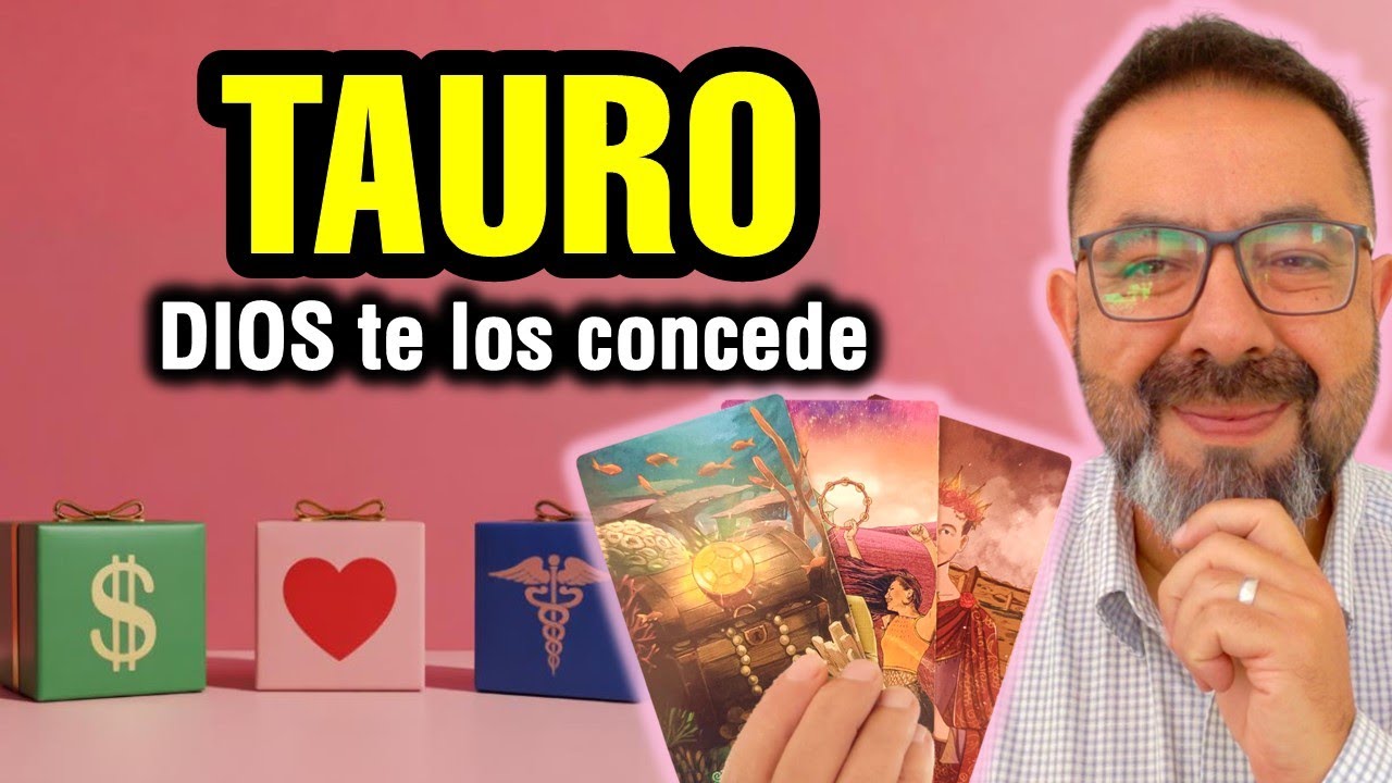 Tauro ♉️ 3 MILAGROS de alegría. ABUNDANCIA total 🔮 TAROT dinero, amor y ...