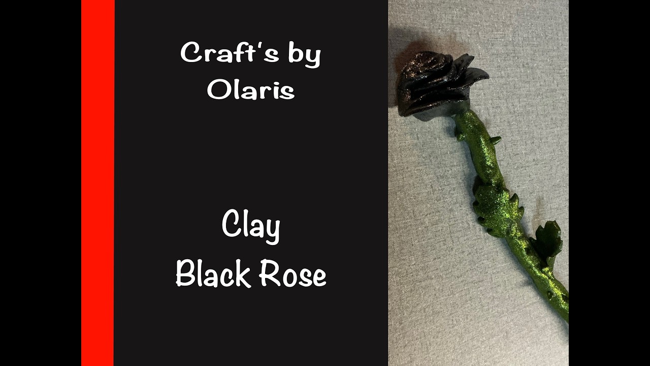 Making a Black Rose!