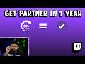 How to Grow on Twitch (My 1-Year Partner Formula For All)