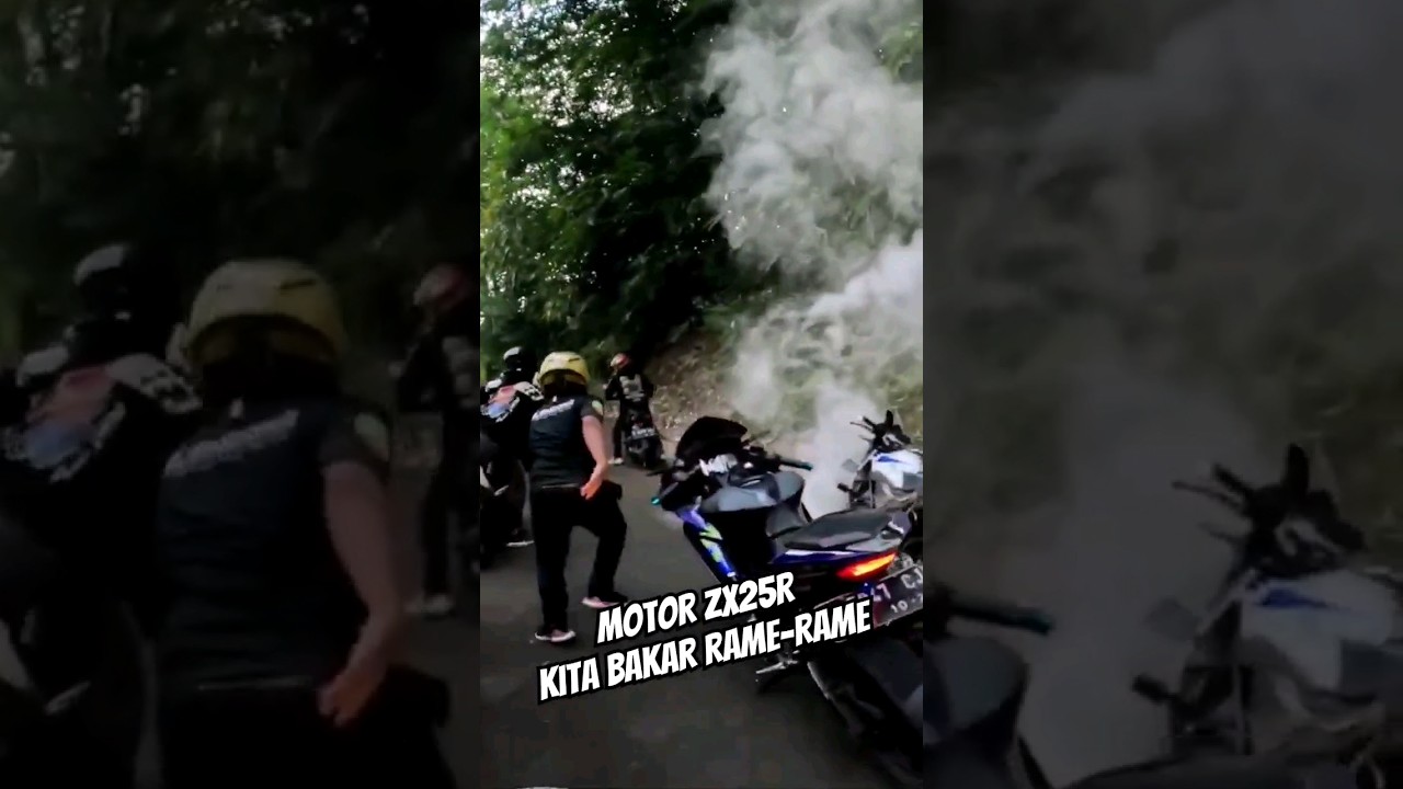Motor babang viral Zx25r kita bakar rame rame 