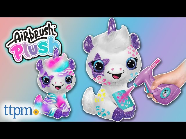 Airbrush Plush Animals - Sweet Unicorn