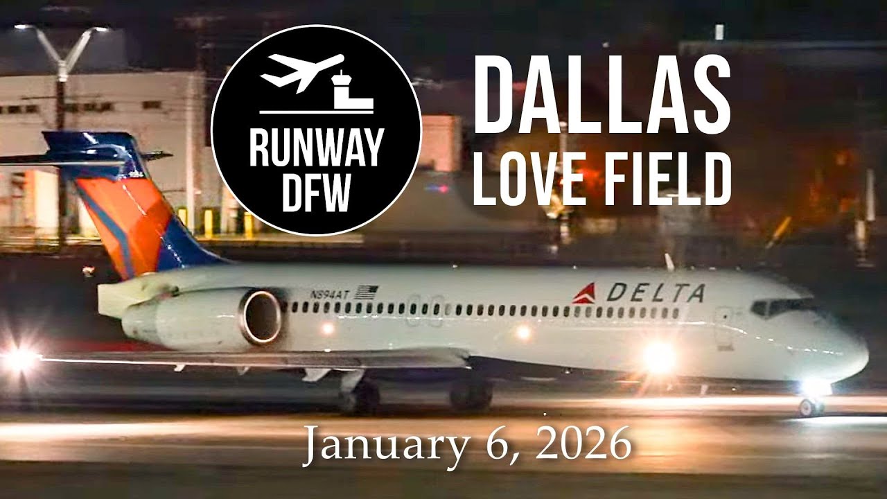 LIVE 🔴 Dallas Love Field plane spotting ❤️ January 6, 2026