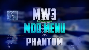[MW3/1.24] Phantom Mod menu  (Best MW3 Menu Ever)