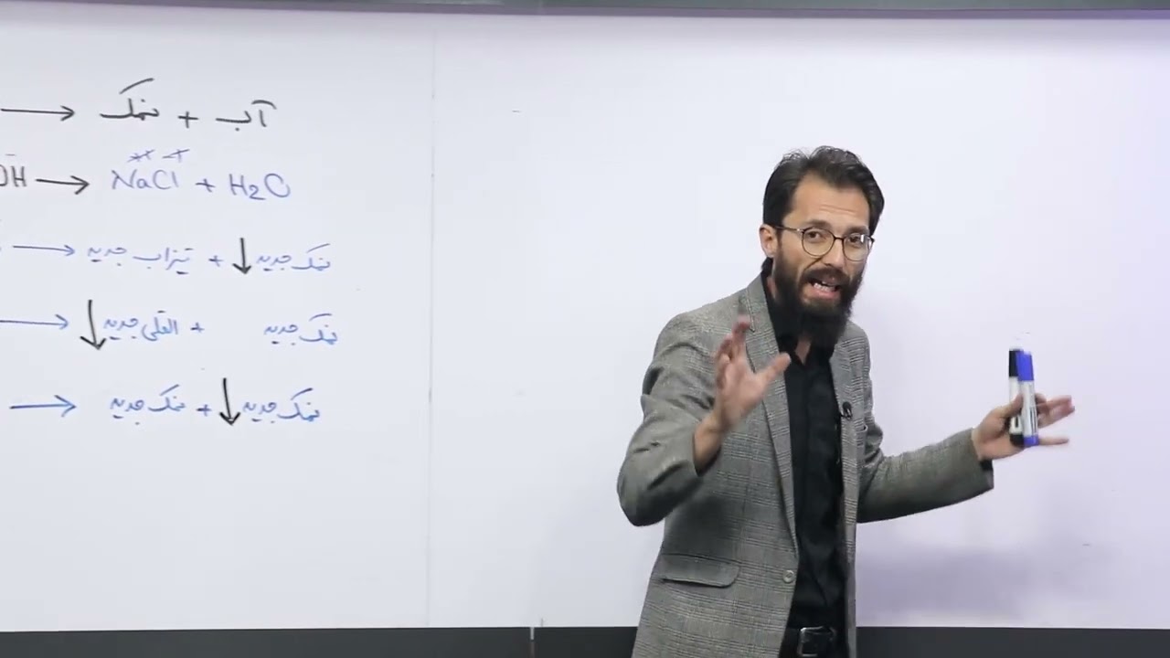 59 صنف دهم مضمون کیمیا تعاملات تعویضی دوگانه انحلالیت و تشکیل محلول ها مواد منحل و غیرمنحل در آب