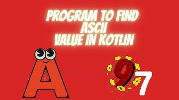 ASCII value of a character in kotlin  #ASCII #kotlin