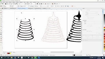 Corel Draw Tips & Tricks Christmas Tree with stars Part 6 NO STARS