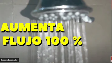 ¿Cómo mejorar la potencia de la ducha?