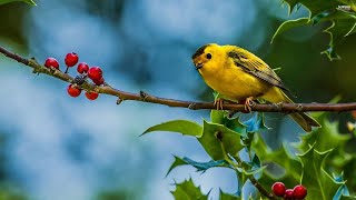 10 HOURS- GUITAR SOUND FOR HAPPY MORNING- BIRD SINGING NATURE SOUNDS