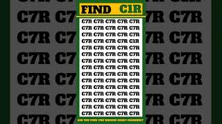 ⚡ Quick eyes win this game!#HiddenCode #FastFocus