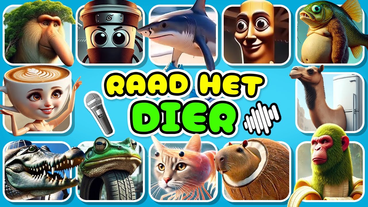 Raad ITALIAANSE BRAINROT AI DIEREN Meme 🤣❤️ Brainrot Memes😀Tralalero Tralala🦈Bombardino🐊