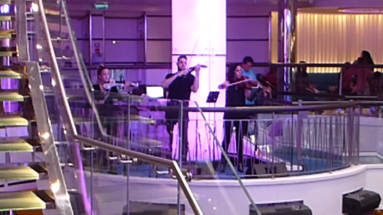 New Age Violin Trio on Carnival Vista Cruise March 2018 Beautiful