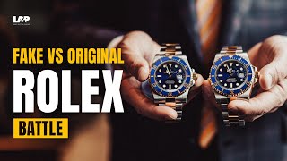 Shocking Comparison: REAL vs FAKE ROLEX Revealed!