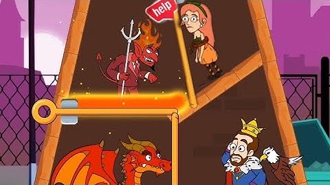 Home pin rescue save girl game pin pull game