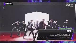 191204 EXO Won Worldwide Fans Choice at 2019 MAMA (Mnet Asian Music Awards)