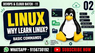 Session 2 | DevOps batch 11 | Why to learn Linux  Linux commands  