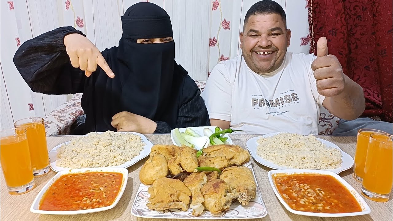 تحدي اللي تقدر تأكله بعطيك تمنه 🧭 فراخ محمره رز  لوبيا  😡 المنافسة شريسه 🙅🔥