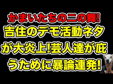 デモ活動ネタを芸人達が過剰擁護!R-1準優勝吉住が大炎上した根本的理由とは…?【街裏ぴんく・かまいたち・ハリウッドザコシショウ】