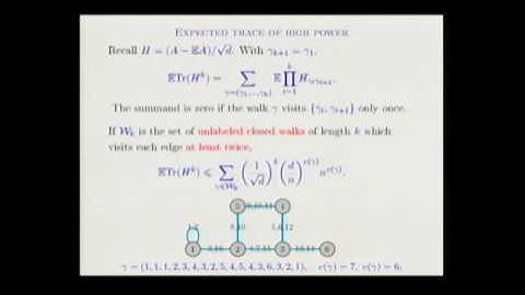 XXI Escola Brasileira de Probabilidade -Charles Bordenave