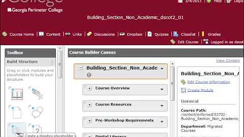 D2L- Course Builder