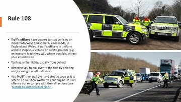 Theory Test made easy: the audio-visual Highway Code. Rules 103 to 123 (all drivers and riders)