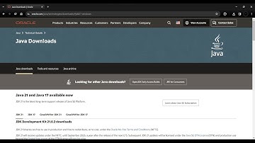 JDK 21 Development Kit 21.0.2  Installation