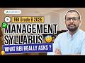 RBI Grade B 2026 Management Paper | Actual Topics vs Notification | Anuj Jindal