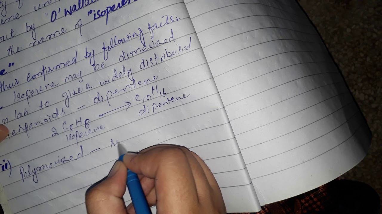 What is Isoprene Rule? Terpeniods