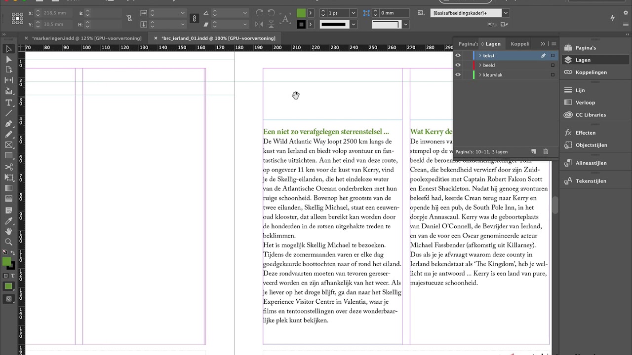 Les 6 Markeringen in InDesign: hulplijnen - YouTube Les 6 Markeringen In Indesign: Hulplijnen - Youtube