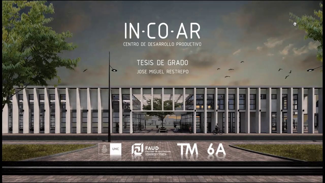 Presentación Tesis de Grado - ARQUITECTO JOSE RESTRESPO - TALLER MEDITERRANEO 6A - FAUD - UNC