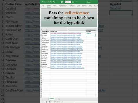 Excel Tips: Easy Hyperlink Creation