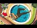 GTA V Online: O PARKOUR DENTRO da PISCINA!!! (LEVEI CHOQUE)