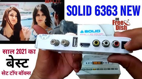 DD FREE DISH New Full HD Mpeg4 Set top Box Solid Hds2 6363 Digital Box Gaining Access Internet
