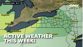 Active weather week with daily showers and scattered thunderstorms